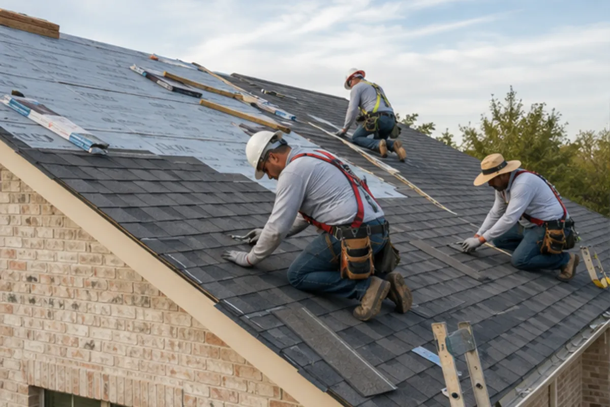 Architectural Shingle Roof Replacement Houston TX for Homes and Rentals